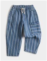 Cotton Rich Stripe Denim Jeans (2-8 Yrs)