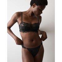 Autograph Savannah Lace Tanga Thong Black