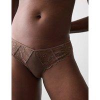 Autograph Savannah Lace Miami Knickers Medium Brown
