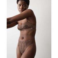 Autograph Savannah High Waisted High Leg Knickers Medium Brown