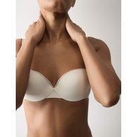 Autograph Boston Microfibre Wired Push Up Balcony Bra Light Cream