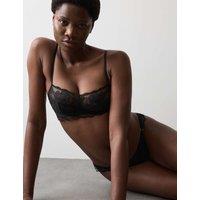 Autograph Savannah Lace Non Wired Bralette Black