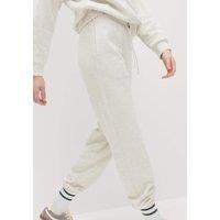 M&S Cotton Rich Cuffed Joggers Grey Marl