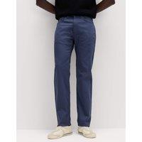 M&S Straight Fit Stretch Jeans Air Force Blue