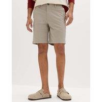 M&S Slim Fit Stretch Chino Shorts Grey