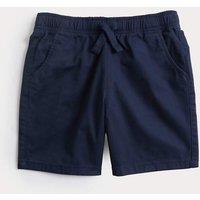 M&S Cotton Rich Pull On Shorts (2-8yrs) Navy