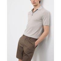 Autograph Regular Fit Super Lightweight Chino Shorts Mole Mix