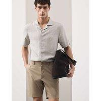 Autograph Regular Fit Super Lightweight Chino Shorts Sand Mix