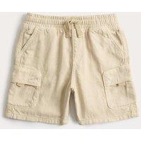 M&S Cotton Rich Cargo Shorts (2-8 Yrs) Ecru