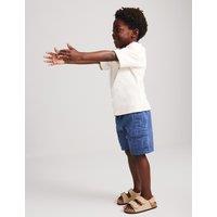 M&S Cotton Rich Cargo Shorts (2-8 Yrs) Dark Ink