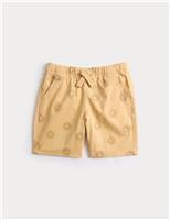 Cotton Rich Sun Print Shorts (2-8 Yrs)