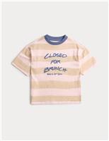Pure Cotton Striped T-Shirt (2-8 Yrs)