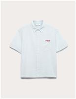 Pure Cotton Striped Shirt (6-16 Yrs)