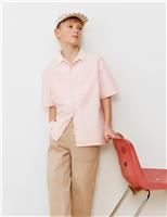 Pure Cotton Graphic Shirt (6-16 Yrs)