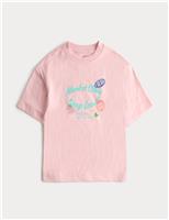 Pure Cotton Market Graphic T-Shirt (2-8 Yrs)