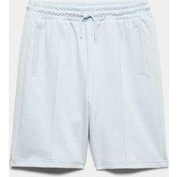 M&S Cotton Rich Jersey Shorts (6-16 Yrs) Light Blue