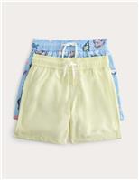 2 Pack Printed Swim Shorts (2-8 Yrs)