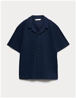 Cotton Rich Textured Shirt (6-16 Yrs)