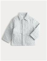 Pure Cotton Quilted Jacket (2-8 Yrs)