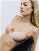 Body by M&S Body Invisibles Padded Wired Demi Cup Bra (A-E) Sugar Plum