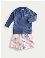 2 Piece Printed Swim Set (2-8 Yrs)