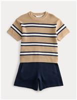 2 Piece Pure Cotton Knitted Outfit (2-10 Yrs)
