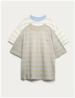 2pk Pure Cotton Tops (6-16 Yrs)