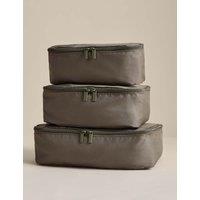 M&S Set of 3 Packing Cubes Khaki