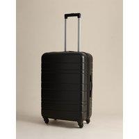 M&S Pisa 4 Wheel Hard Shell Medium Suitcase Black