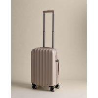 M&S Mykonos 4 Wheel Hard Shell Cabin Suitcase Neutral