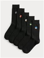 5 Pack Cool & Fresh Avengers Cotton Rich Socks