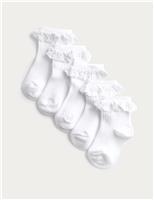 5 Pack Cotton Rich Frill Baby Socks