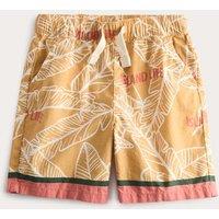 M&S Pure Cotton Tropical Print Shorts (2-8 Yrs) Orange Mix
