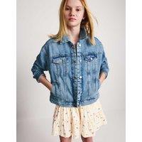 M&S Pure Cotton Tiered Skirt (6-16 Yrs) Ecru Mix