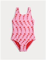 Heart Print Swimsuit (2-8 Years)
