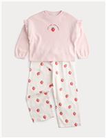 Cotton Rich Strawberry Graphic Pyjamas (1-8 Yrs)