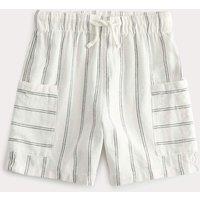 M&S Linen Blend Cargo Shorts (2-8 Yrs) Ecru Mix