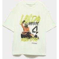 M&S Pure Cotton McLaren Graphic T-Shirt (6-16 Yrs) Lime