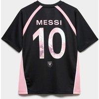 M&S InterMiami Messi Football T-Shirt (6-16 Yrs) Black