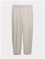 Tapered Fit Lyocell Rich Trousers