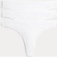 Body by M&S 3pk Flexifit Modal Thongs White