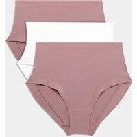 Body by M&S 3pk Flexifit Modal Full Briefs Sugar Plum