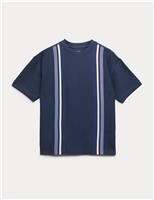 Pure Cotton Striped T-Shirt (6-16 Yrs)