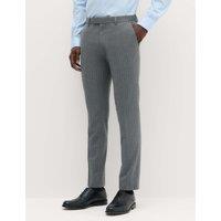 M&S Slim Fit Pin Stripe Suit Trousers Dark Grey
