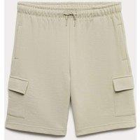 M&S Cotton Rich Jersey Cargo Shorts (6-16 Yrs) Khaki