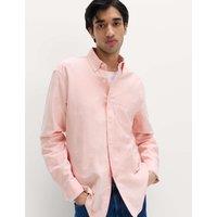 M&S Pure Cotton Ultimate Oxford Shirt Light Apricot