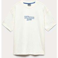M&S Pure Cotton Williams Racing T-Shirt (6-16 Yrs) White