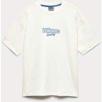 M&S Pure Cotton Williams Racing T-Shirt (6-16 Yrs) White