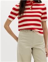 M&S Cotton Rich Turn Up Wide Leg Chinos Light Khaki