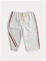 Cotton Rich Wide Leg Striped Joggers (0-3 Yrs)